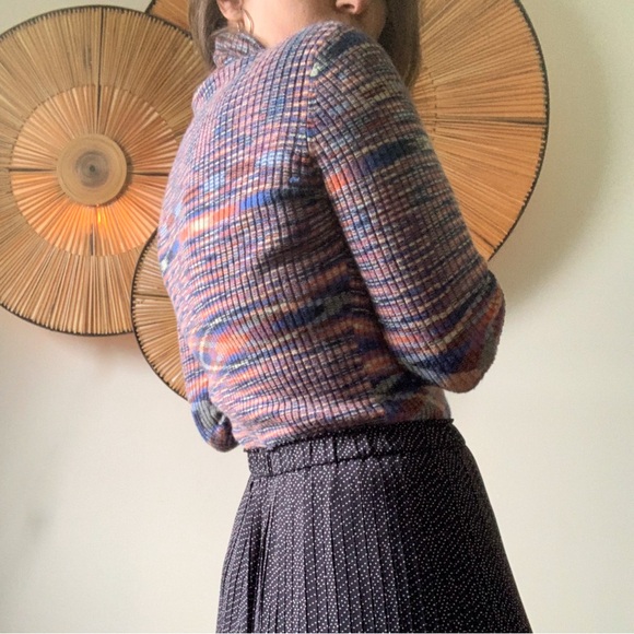 psychedelic rib-knit turtleneck - Picture 8 of 9